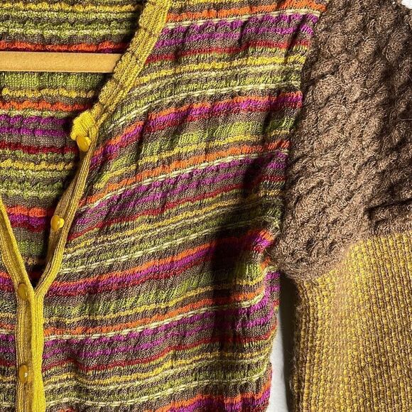 SOL Alpaca cardigan Sweater Shirt XS - Picture 3 of 6